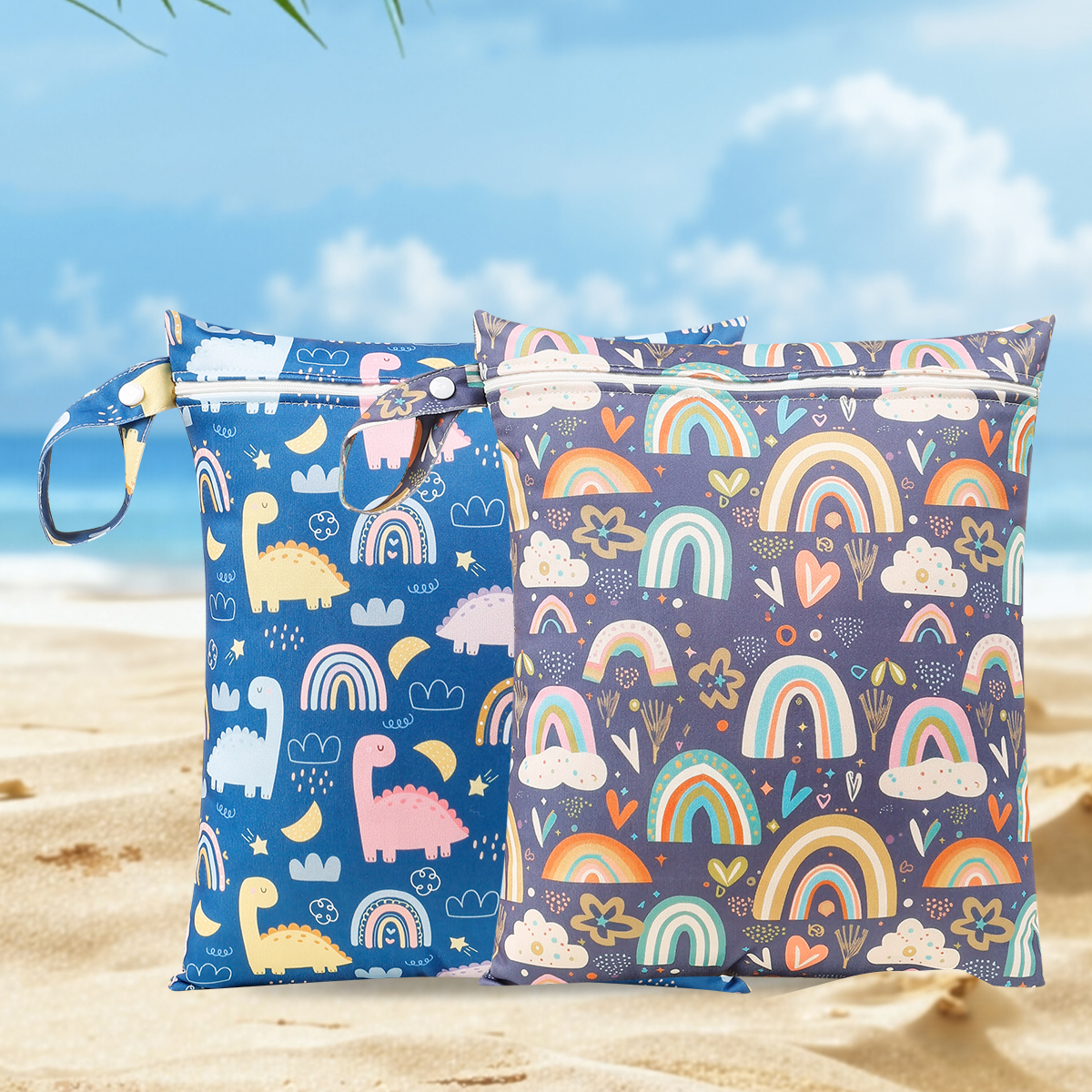 Diaper Bag Backpack - Elinfant 2PCS Waterproof Hanging Bag Diaper