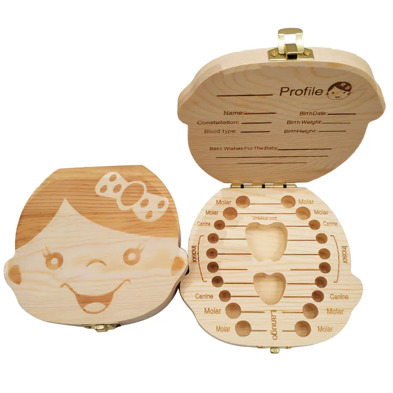 Baby Tooth Box Spanish/Dutch/F - Baby Products Storage Box incelemesi ve fiyatı