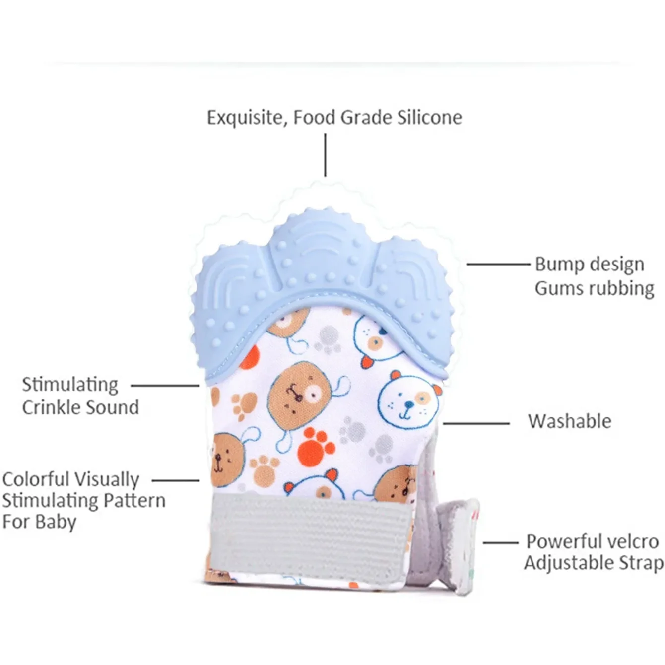 Newborn Teething Silicone Mitt - Teething Mitten Baby incelemesi ve fiyatı