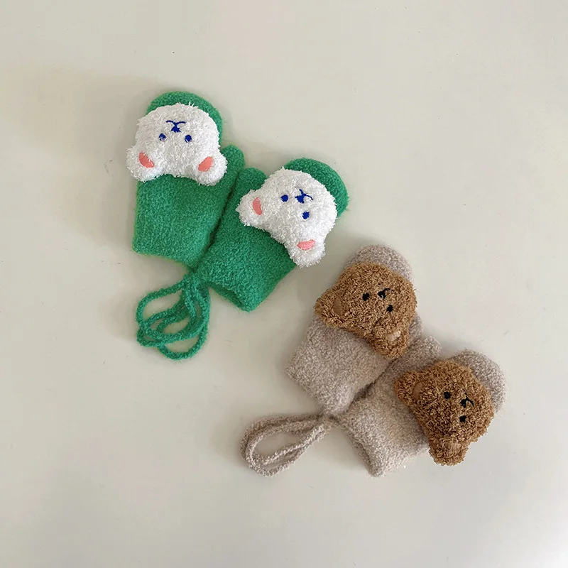 1-4Y Cartoon Bear Baby Mittens - Teething Mitten Baby incelemesi ve fiyatı