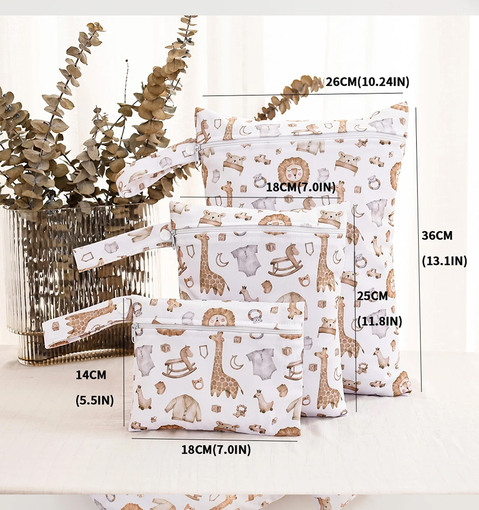 3PCS Travel Wash Cosmetic Bag  - Diaper Bag Backpack incelemesi ve fiyatı