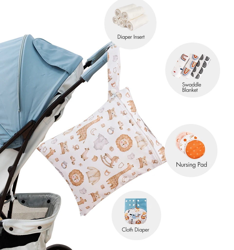 3PCS Travel Wash Cosmetic Bag  - Diaper Bag Backpack incelemesi ve fiyatı