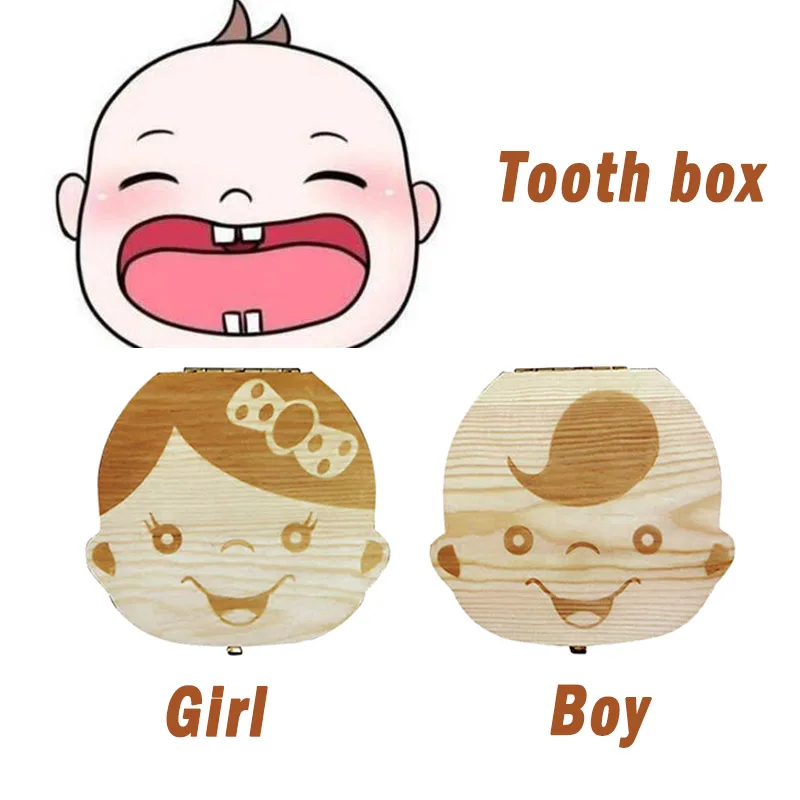 Baby Tooth Box Wooden Kids Mil - Baby Products Storage Box incelemesi ve fiyatı