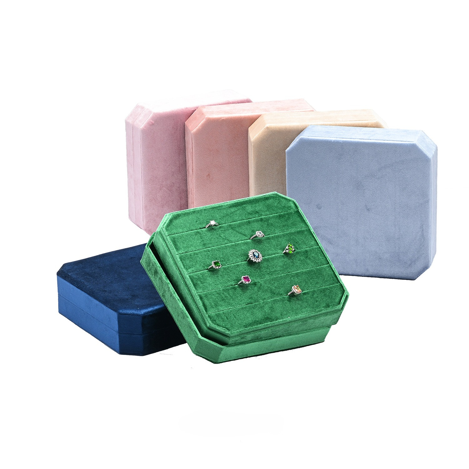 Velvet Ring Earring Organizer  - Baby Products Storage Box incelemesi ve fiyatı