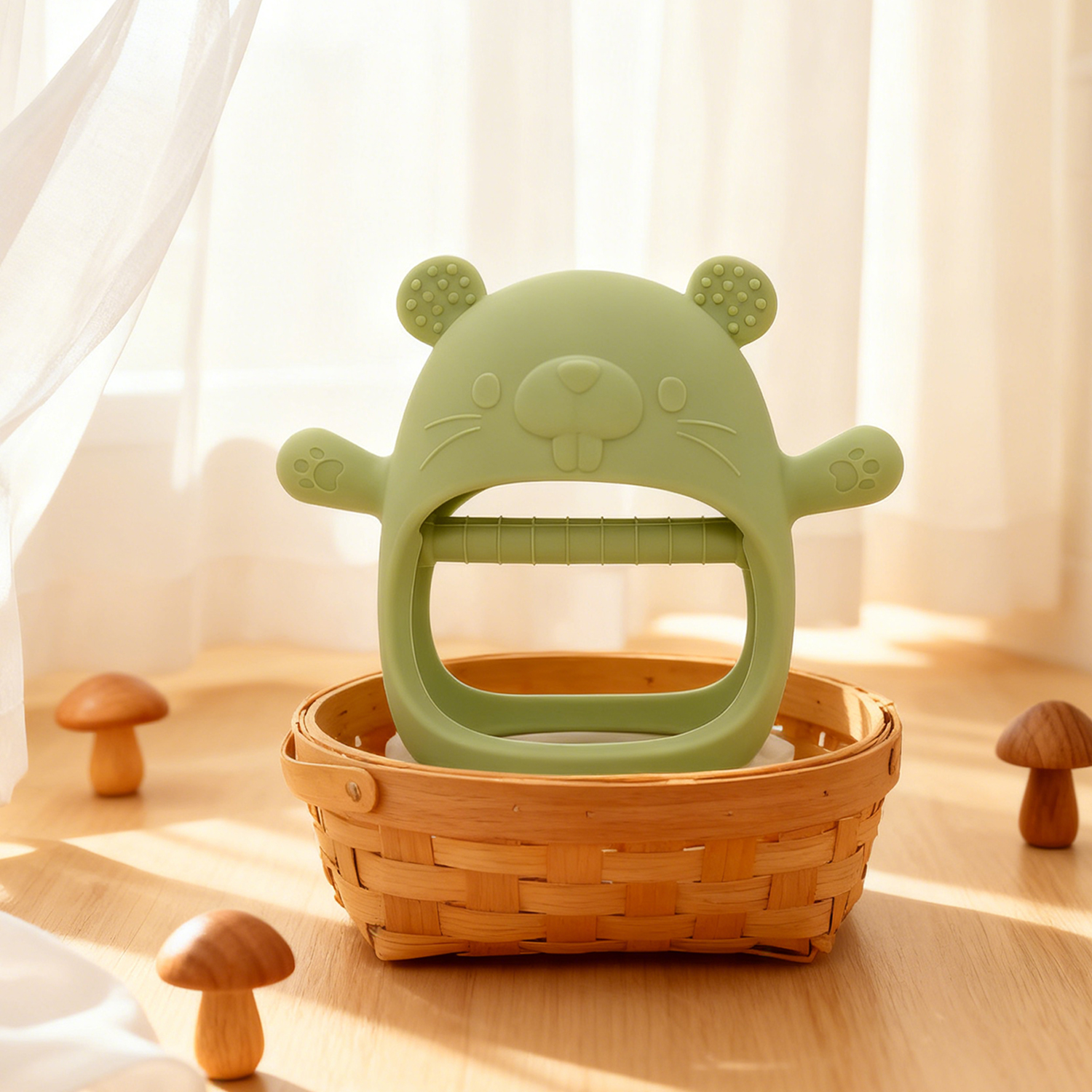 Baby Teething Toy Silicone Tee - Teething Mitten Baby incelemesi ve fiyatı