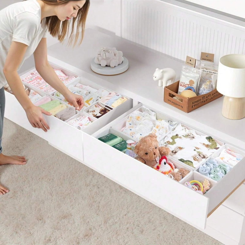 6/12pc Non-woven Baby Items St - Baby Products Storage Box incelemesi ve fiyatı