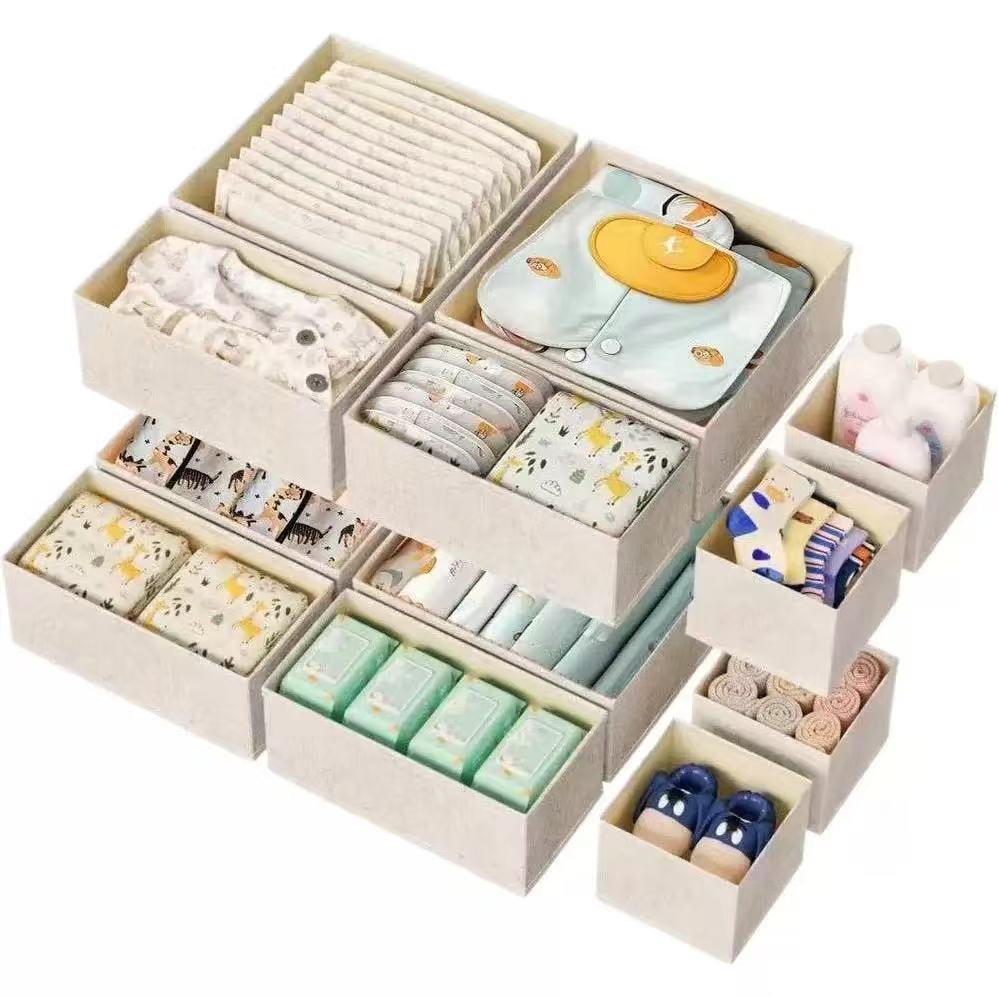 6/12pc Non-woven Baby Items St - Baby Products Storage Box incelemesi ve fiyatı
