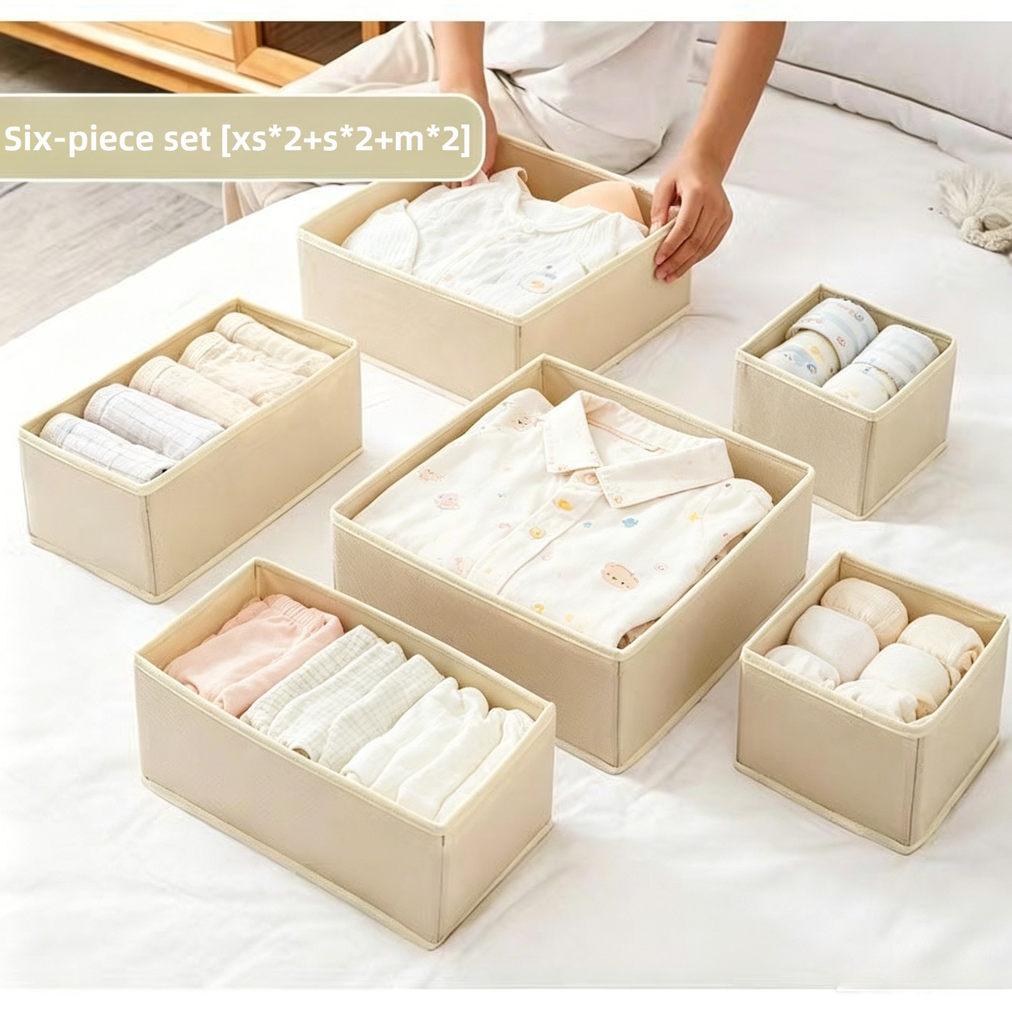 6/12pc Non-woven Baby Items St - Baby Products Storage Box incelemesi ve fiyatı