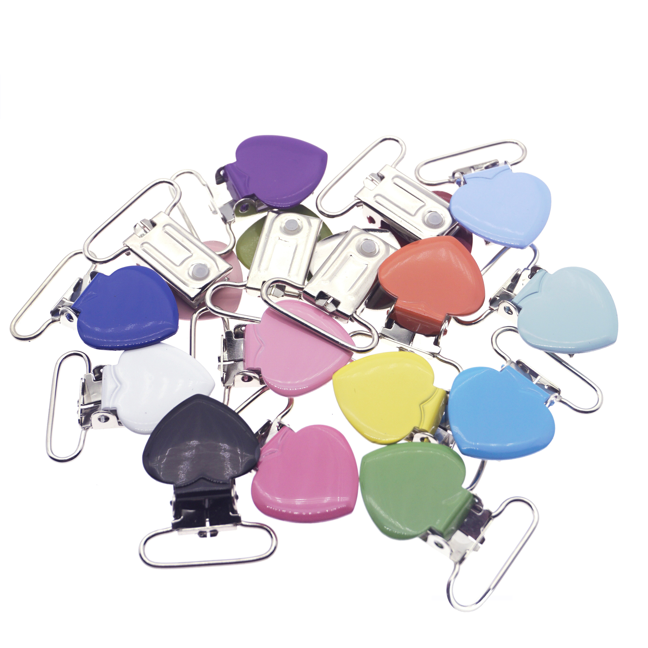 50 pcs Enamel Heart Shape Baby - Teething Mitten Baby incelemesi ve fiyatı