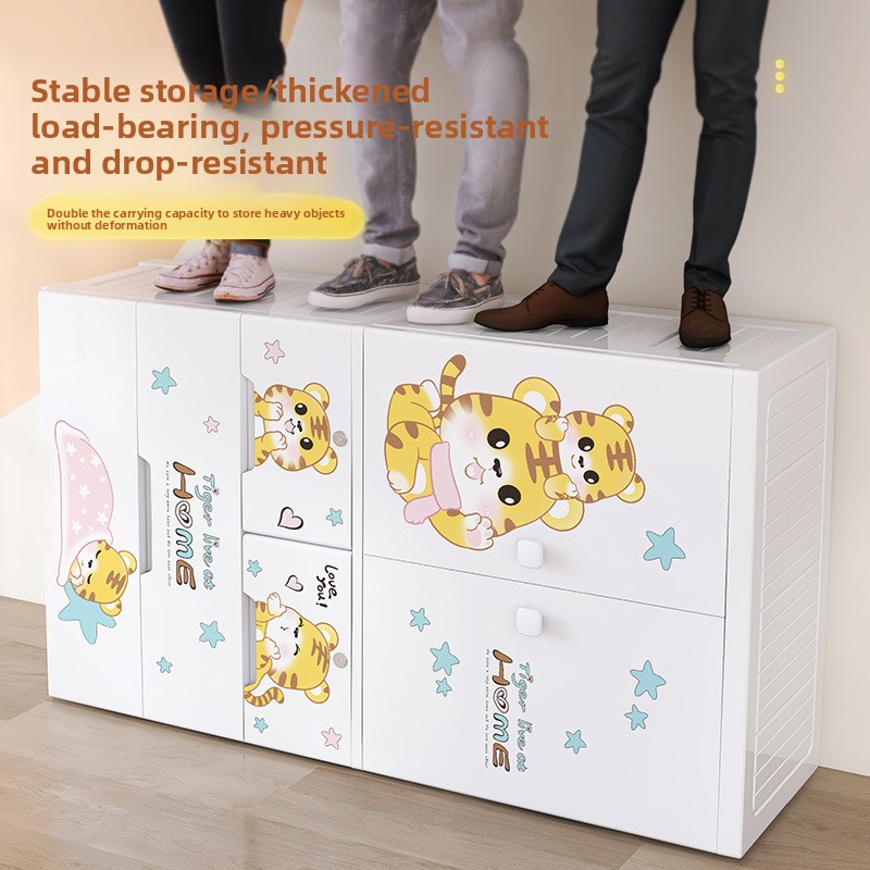 Thickened plastic five-bucket  - Baby Products Storage Box incelemesi ve fiyatı