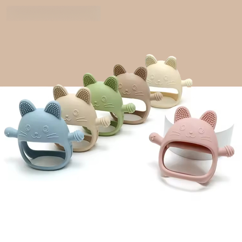 1PC Baby Silicone Teethers Glo - Teething Mitten Baby incelemesi ve fiyatı