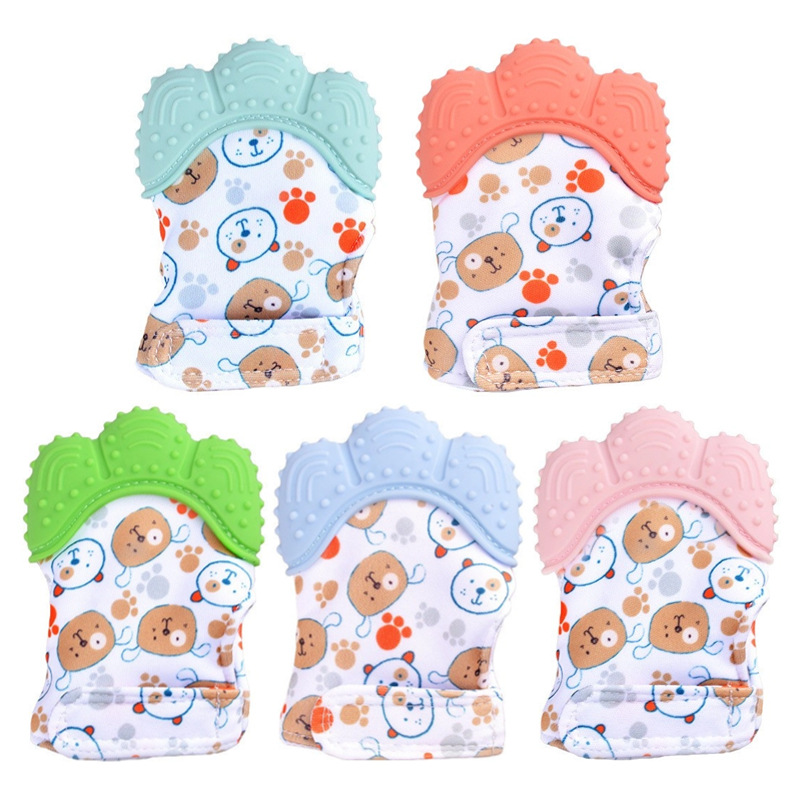 Cartoon Printed Baby Teether M - Teething Mitten Baby incelemesi ve fiyatı