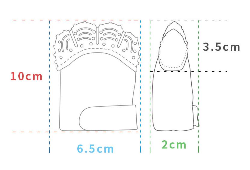 Baby Anti-Bite Silicone Gloves - Teething Mitten Baby incelemesi ve fiyatı