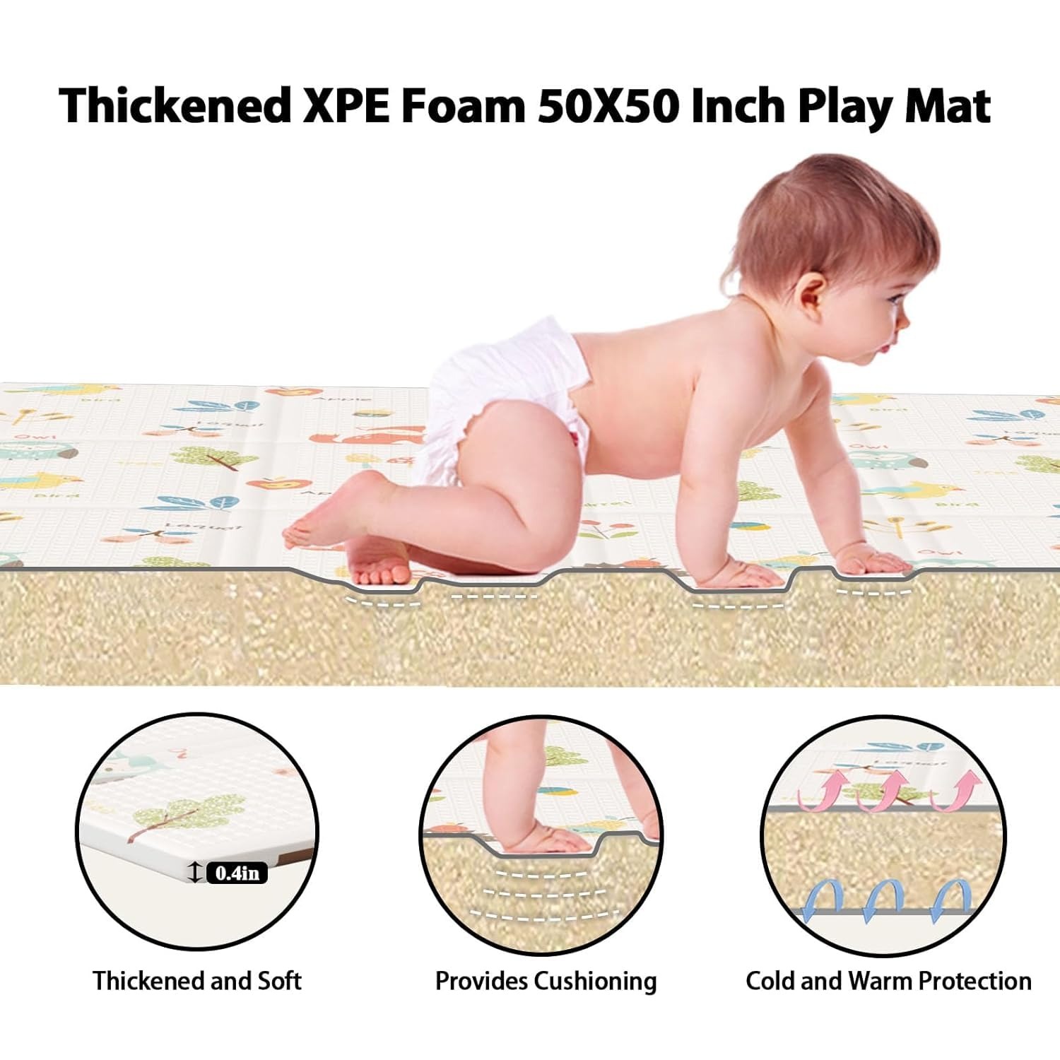 Baby Play Mat Double Sided Fol - Baby Walker Activity incelemesi ve fiyatı